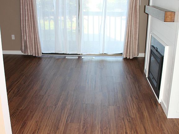 View of living room from dining room