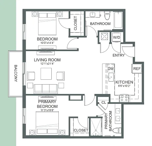 Floor plan B14