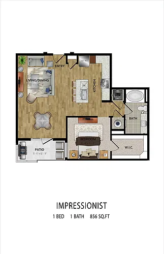 Floor plan Impressionist