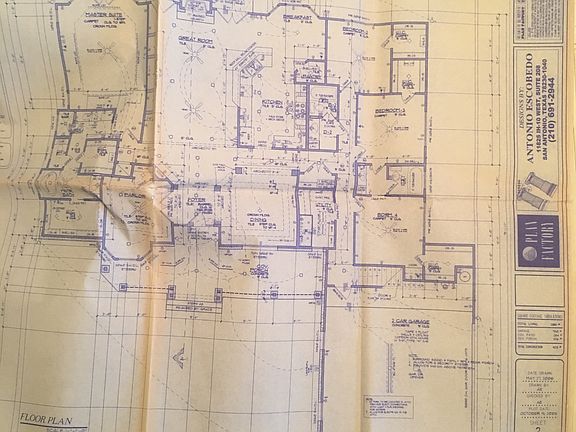 Main floor blueprint