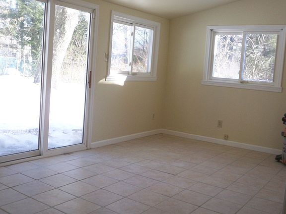 Family room with sliders to patio