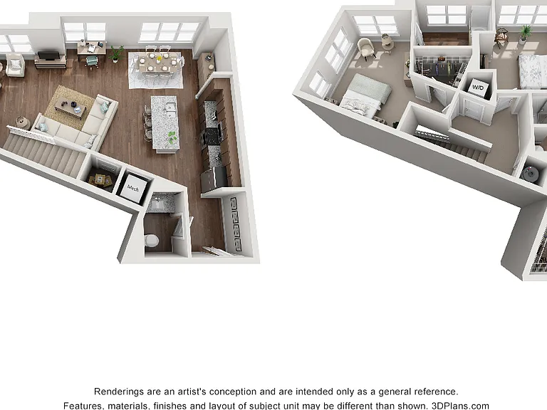 Loft 3 floor plan The Carson