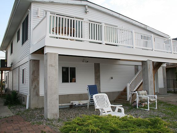back deck and yard