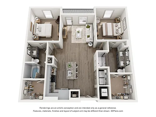 Floor plan Churchill