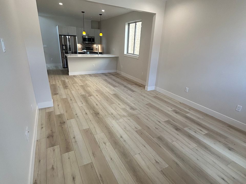 Open concept living room and kitchen