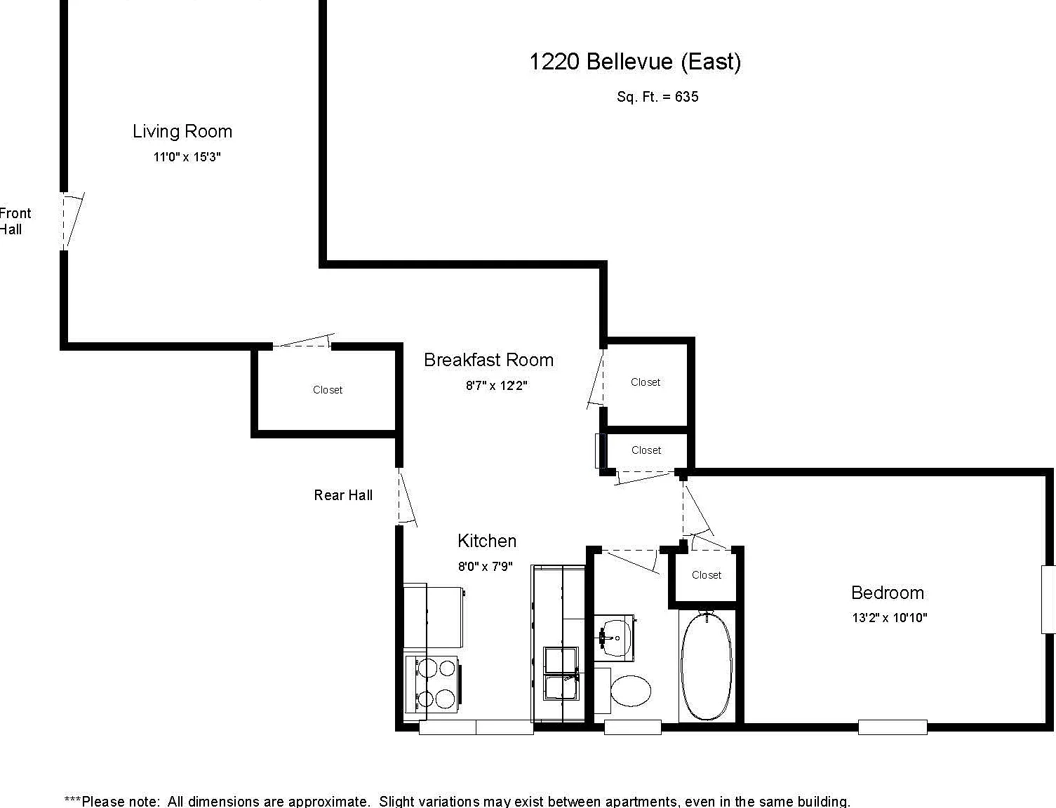1 bed, 665 sqft, $925 — Photo 4