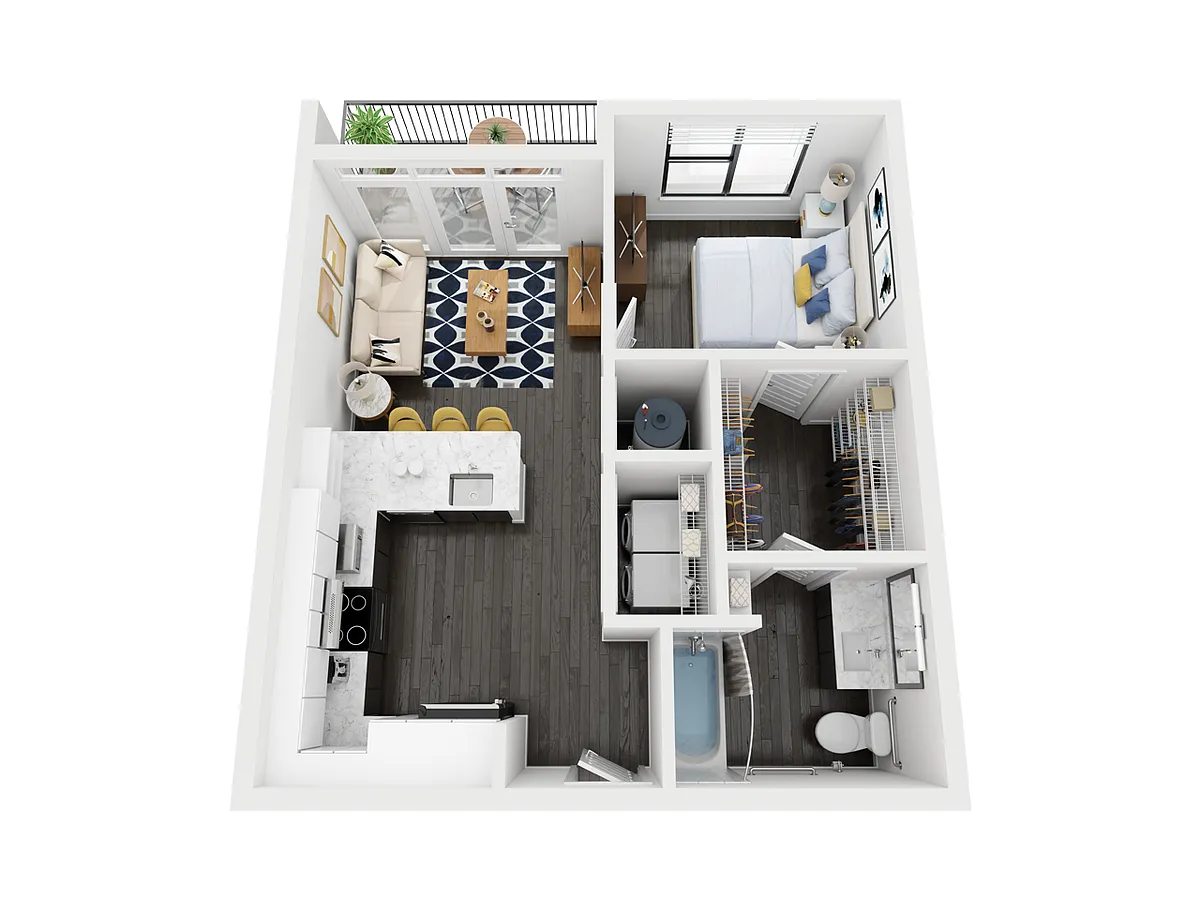 Floor plan A2-A