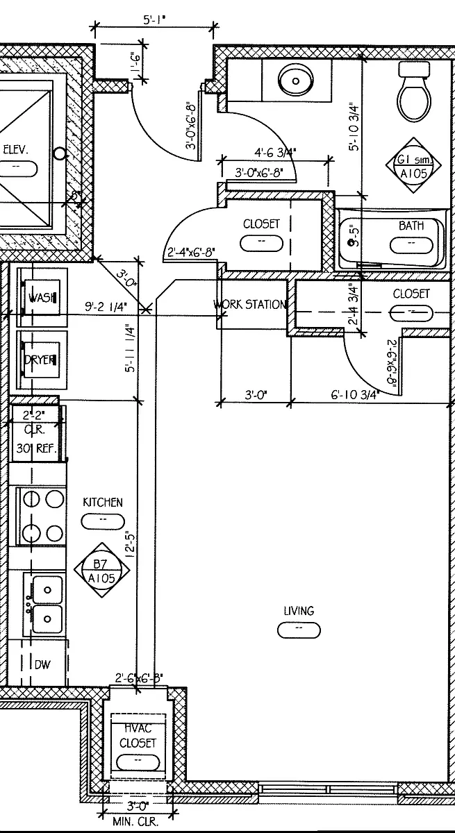 Floor plan Studio C
