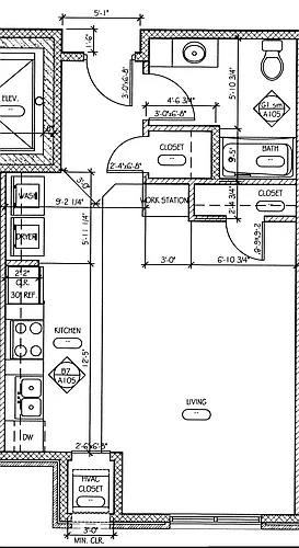 Floor plan Studio C