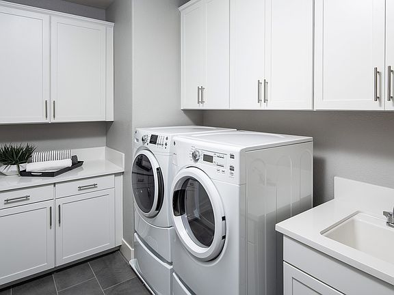 Convenient laundry room