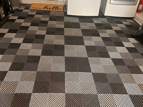 Custom garage floor