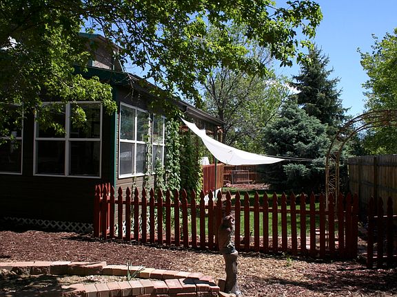 Separate fenced garden