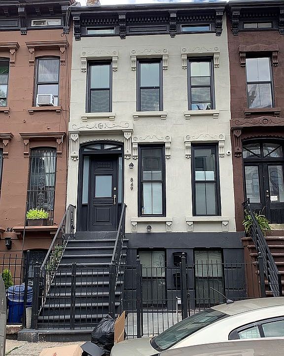Façade of 849 Greene Avenue