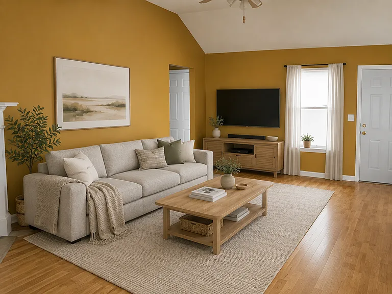 virtual staging living room