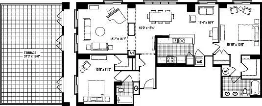 Floor plan 2T