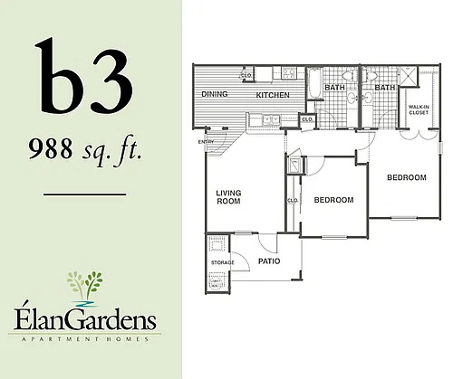 Floor plan B3