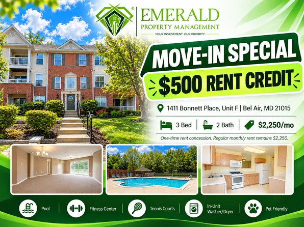 1411 Bonnett Pl Unit F, Bel Air, MD 21015