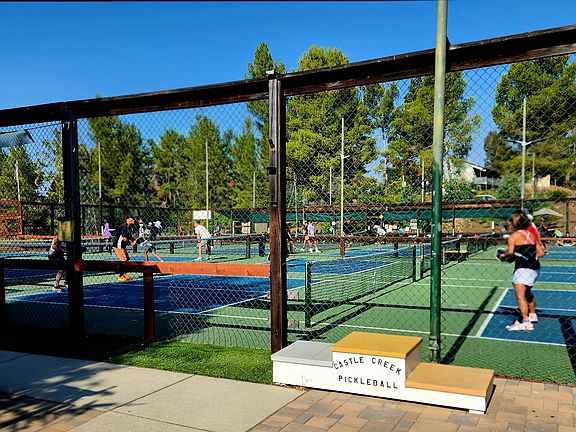 Paddleball right in your backyard at the Hidden Creek golf course