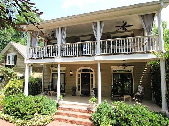 Two porches on front