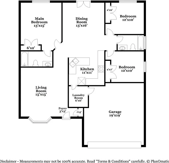 3 bed, 2.0 bath, 1348 sqft, $2,050 — Photo 2