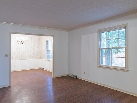 Sitting room looking into dining room.