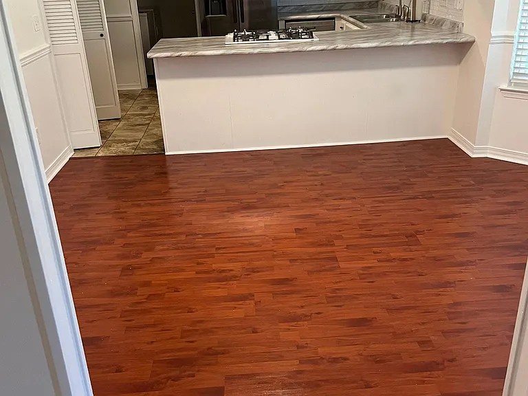 Dining area with pull-up bar