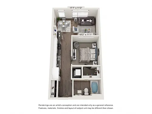 Floor plan A1A