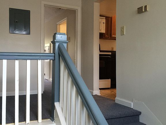 Hallway with stairwell