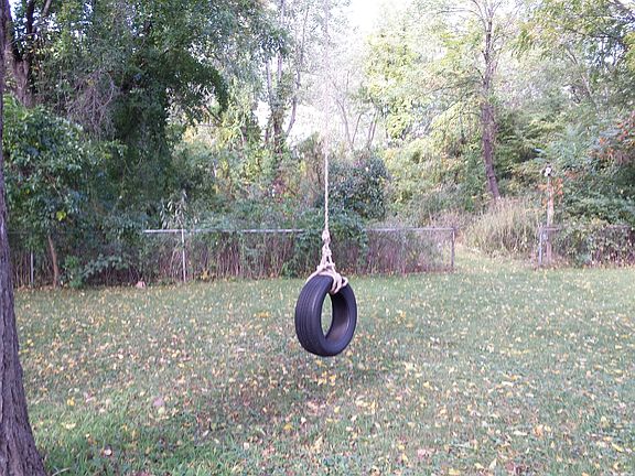 Remainder of lawn, to woods.