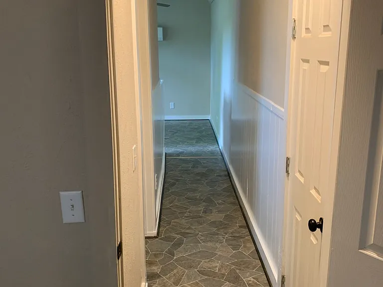Hall to bedroom and closet