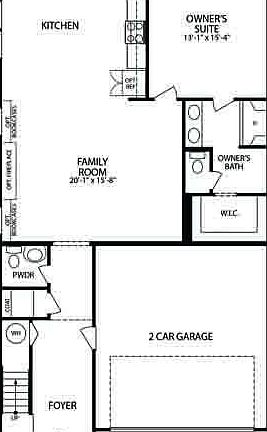Elevation B - 1st Floor