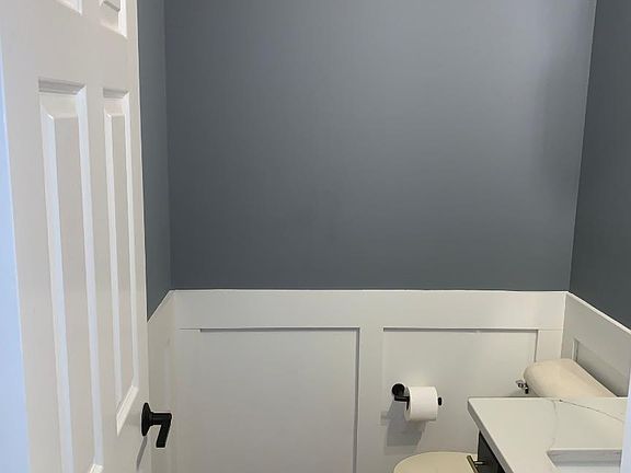 Half bath off front entry