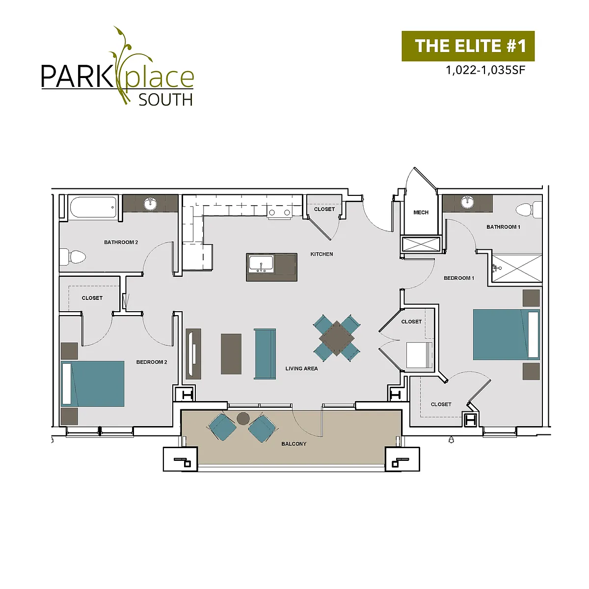 Floor plan Elite 1