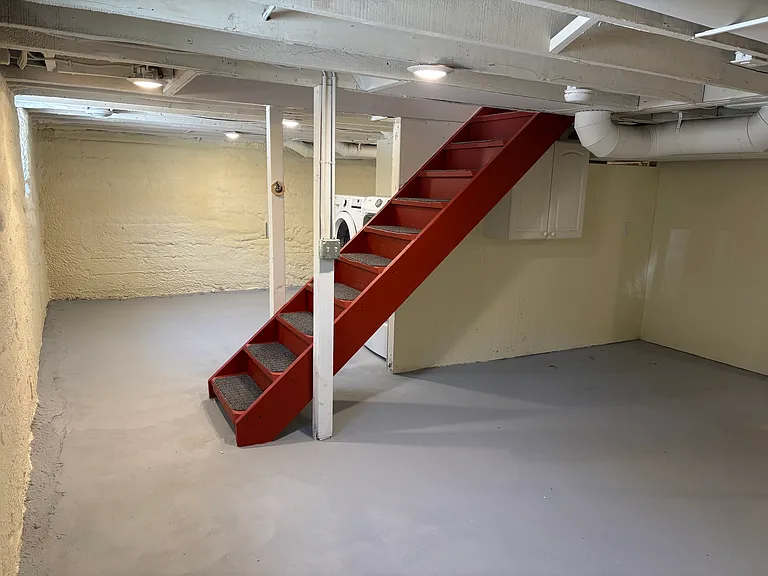 unfinished basement