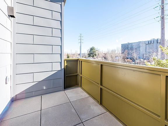 Balcony off living room