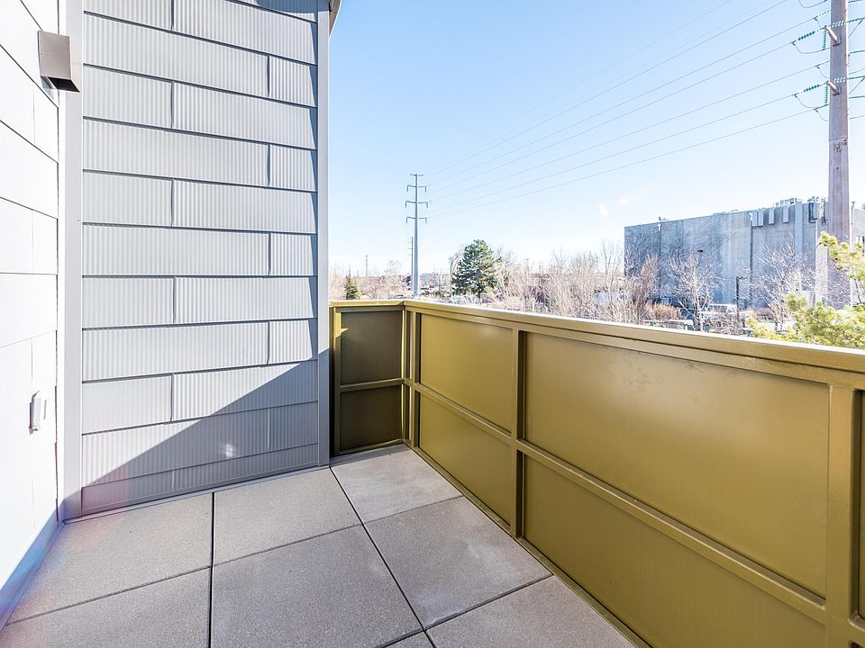 Balcony off living room