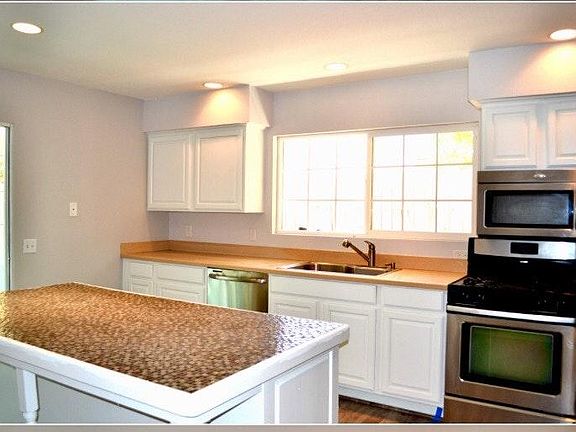 kitchen with island breakfast bar