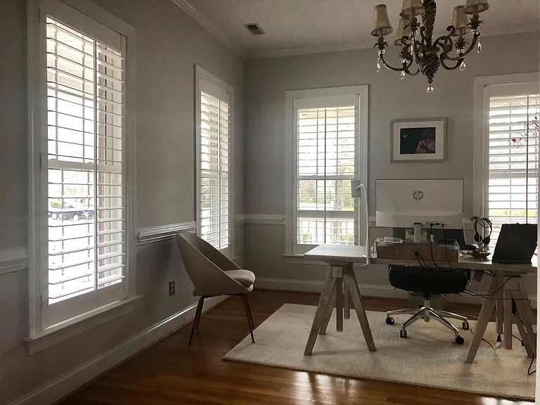 Dining room - used as office
