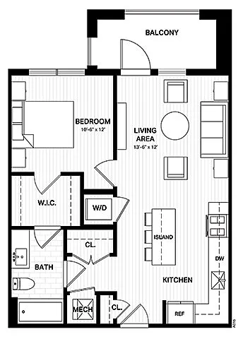 Floor plan A10A