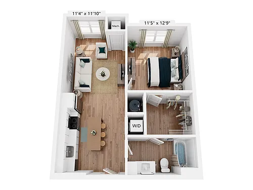 Floor plan A1
