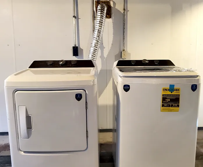 Provided washer and dryer