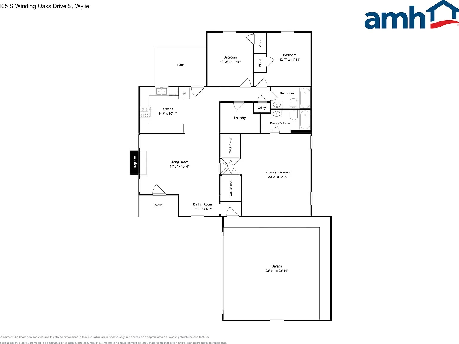 3 bed, 2.0 bath, 1411 sqft, $2,060 — Photo 2