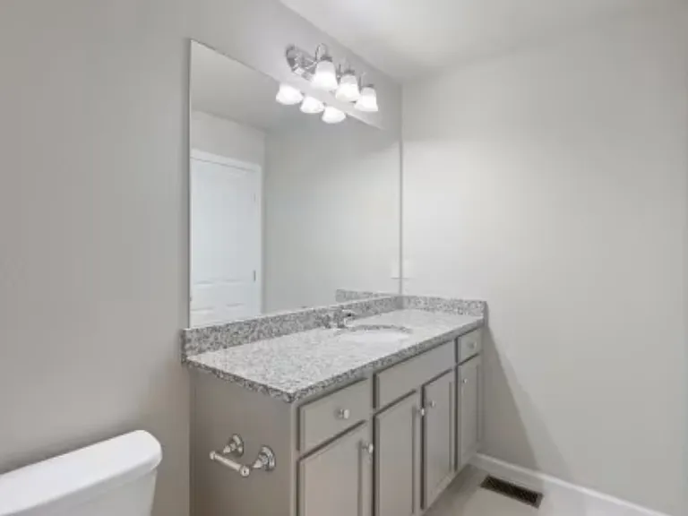 Shared bathroom w/ 1 male roommate. Plenty of space.