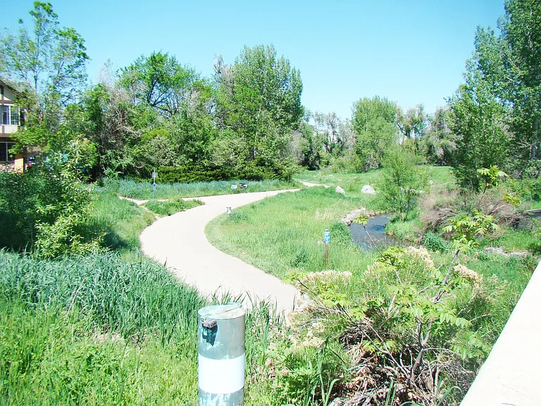 Right next to the trails!