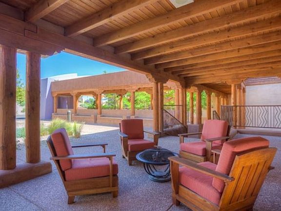 Front patio at clubhouse