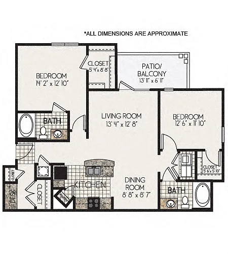 Floor plan B1 Floorplan