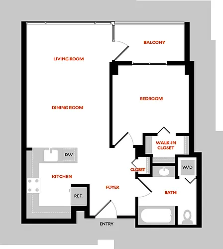 Floor plan Plan 1C