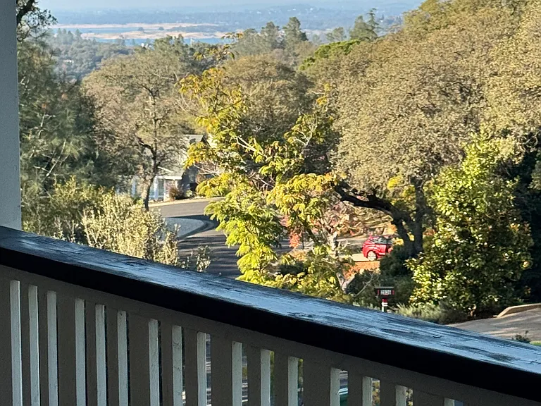 Balcony off Office/Den overlooking Folsom Lake