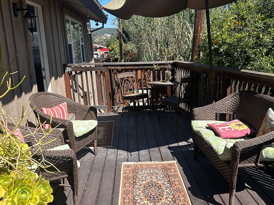 Attached deck for outdoor entertainment