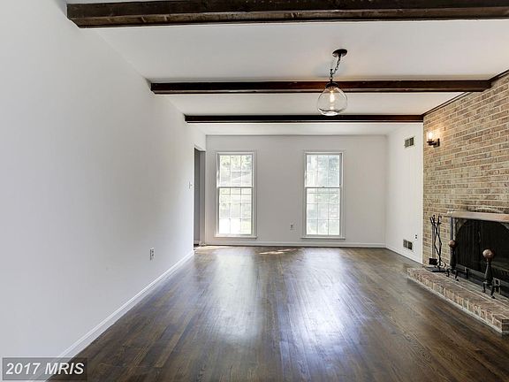 Large family room with fireplace